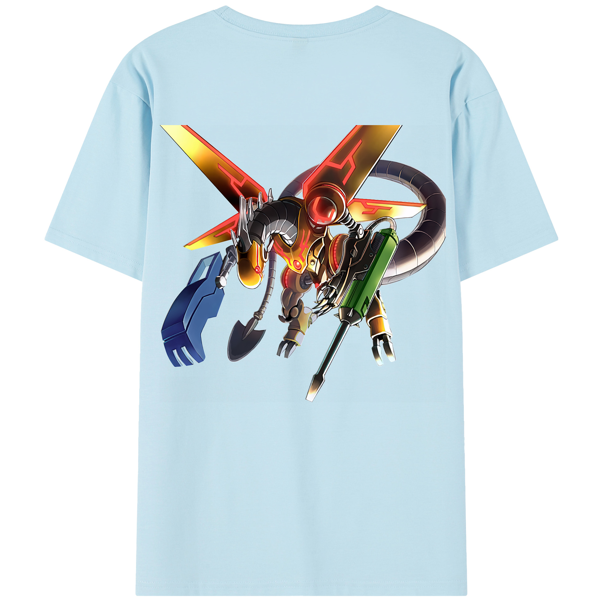 （画像用） 遊☆戯☆王 Yu-Gi-Oh! 綿100％半袖Tシャツ（背面プリント）